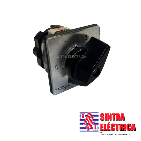 Interruptor Comutador - 1+2 polos - 12 A -230 V- T 12 T-410 / Telergon