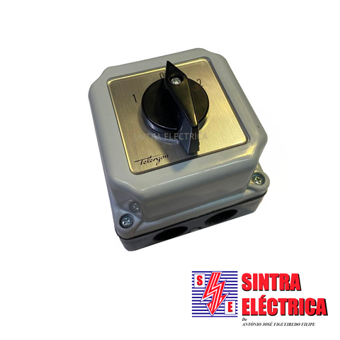 Interruptor Comutador - 4 p - 16 A -c/ Caixa pª invert. - SF-T 12/Telerg