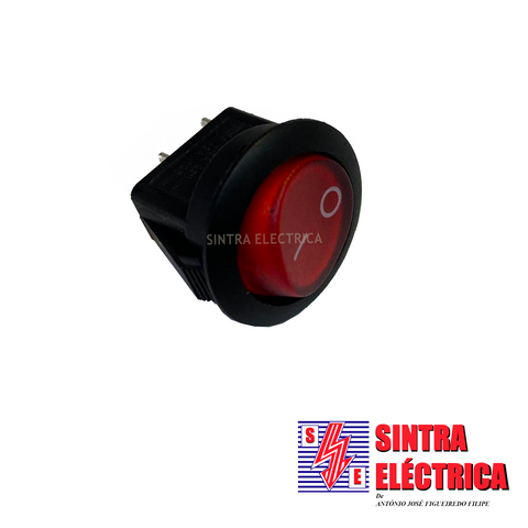Interruptor Painel Redondo - 250 V - 0-I - 2 polos - ITR020A/ PRK