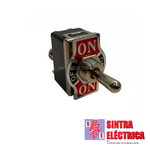 Interruptor Alavanca - ON/OFF/ON - 6 polos - c/ parafusos