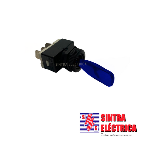 Interruptor Alavanca - KS 132 - Lumin. 12 V - Azul