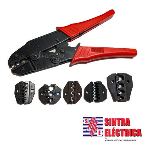 Alicate Cravar c/ 6 matrizes - LM 1103 /Tectel