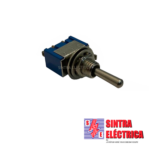 Interruptor Alavanca - MS 006 - 125 A - 3 A- Mini - 3 p- ON-OFF-ON