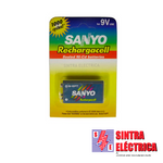 Pilha / Acumul.- 9 V / 110 mA - Ni Cd - N-6PT-1BP /San