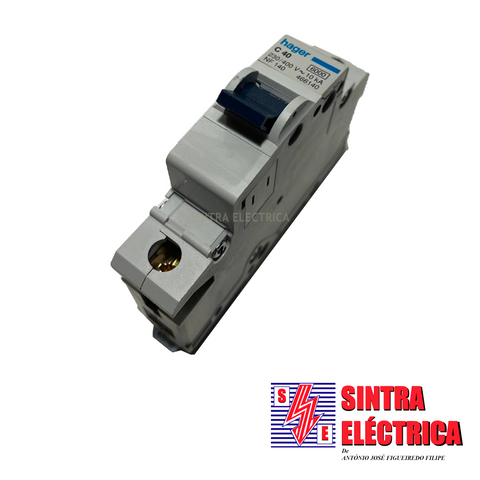 Disjuntor NF 140 - Unipolar - 1 x 40 A - 6 KA / Hager
