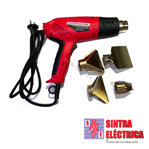 Pistola Ar Quente - 1600 W / CHROME