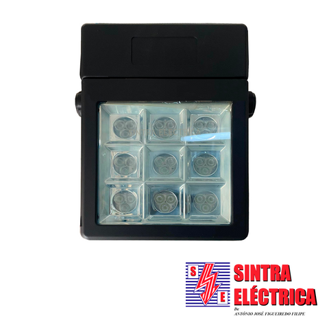 Projetor Leds - 27 Leds - 48 w - IP 65 - Preto Mate / Euromarks