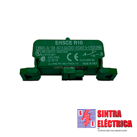 Contacto Individual - R 10 - 1 NA - Verde / ERSCE