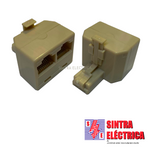 Ficha Tripla - RJ 45 - 1 Macho / 2 Fêmeas - TS 168