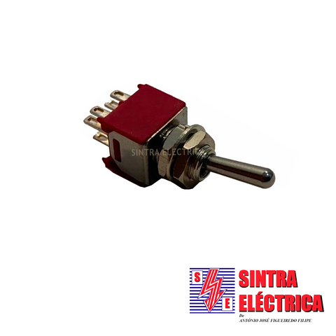 Interruptor Alavanca - SKS 242 A - 250 v - 1,5 A - Mini - 4 p- ON - ON