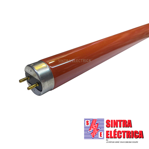 Lâmpada Fluorescente TL 8 - 18 w - VERMELHO / Euromarks