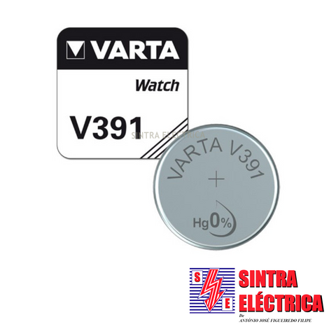 Pilha V 391 / SR 1120 W - 1,55 V - Alcailna / Varta