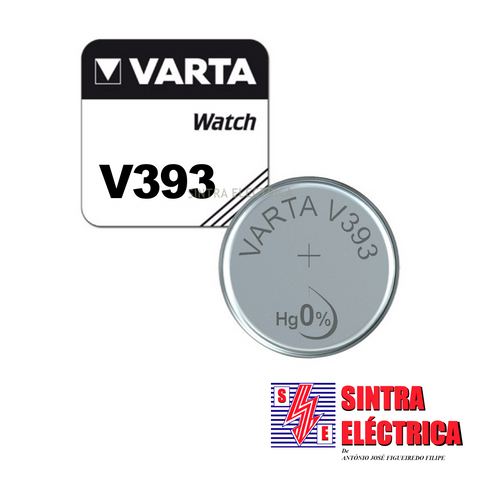 Pilha V 393 / SR 754 W - 1,55 v-Alcalina / Varta