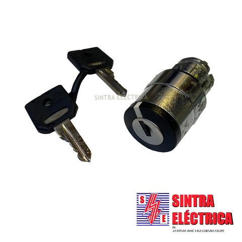 Interruptor com Chave - ZB4 BG4 - ON/OFF/ON / Schneider
