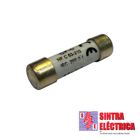 Fusível  ZR 00 -  1 A - gG/aM - 8,5x31,5 - Cilíndrico 411101/d